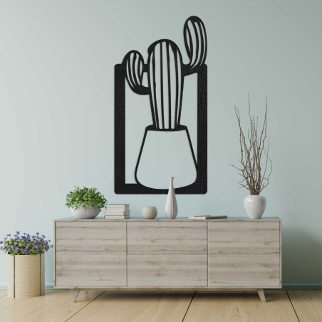 Pictură minimalistă pe lemn pentru orice interior, motiv natural - DUIO