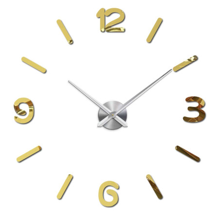 Ceas de perete elegant, personalizat - până la 130 cm, realizat din plexiglas de înaltă calitate, ideal pentru orice spațiu