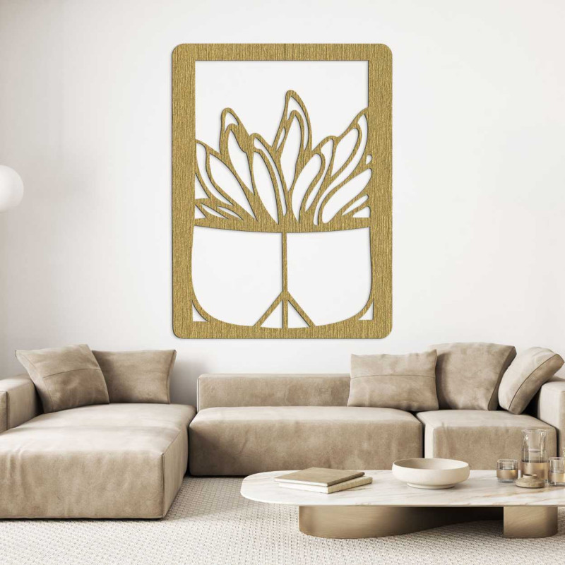 Pictură de perete sculptată - CACTUS TEDENS |...