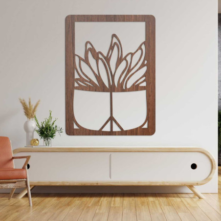 Decor modern pentru living din lemn cu design natural Decor modern pentru living din lemn cu design natural