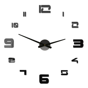 Ceas elegant din plexiglas, diametru reglabil până la 130 cm. 2