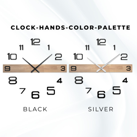 Ceas de perete luxos din lemn, cu design minimalist și cifre contrastante. Ceas de perete luxos din lemn, cu design minimalist și cifre contrastante.