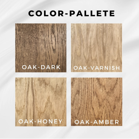 Ceas de perete modern din lemn natural