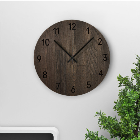 Ceasurile minimaliste din lemn sunt o decorațiune murală unică, care va atrage iubitorii de stil natural.