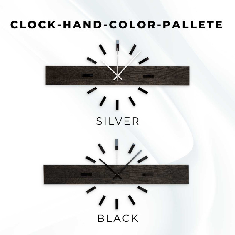 Ceas de lemn simplu și ieftin ca decor universal de perete.