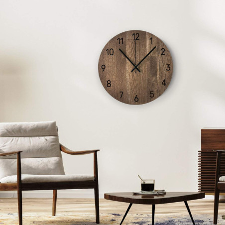 Ceas minimalist din lemn ca element decorativ de design Ceas minimalist din lemn ca element decorativ de design