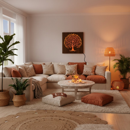 Pictură cu lumină LED pentru living, dormitor sau birou Pictură cu lumină LED pentru living, dormitor sau birou