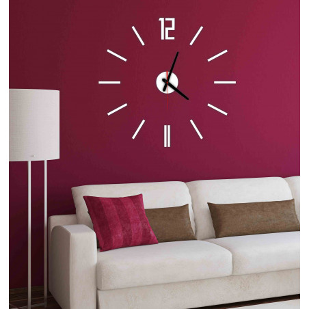 Ceas modern pe un perete realizat din material plastic. Productie proprie, X-Momo Ceas modern pe un perete realizat din material plastic. Productie proprie, X-Momo