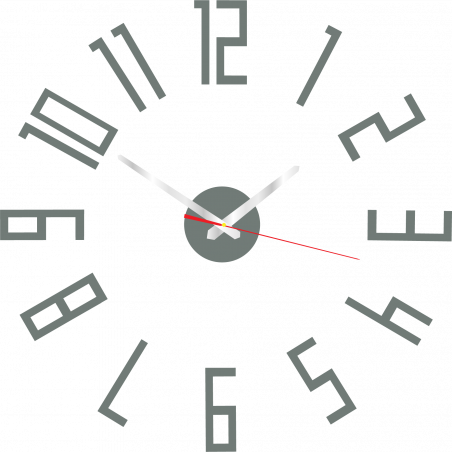 Ceas de perete modern din plastic. Producție proprie, X-momo Ceas de perete modern din plastic. Producție proprie, X-momo