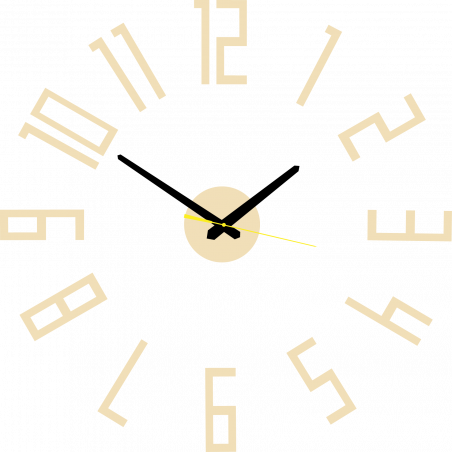 Ceas de perete modern din plastic. Producție proprie, X-momo Ceas de perete modern din plastic. Producție proprie, X-momo