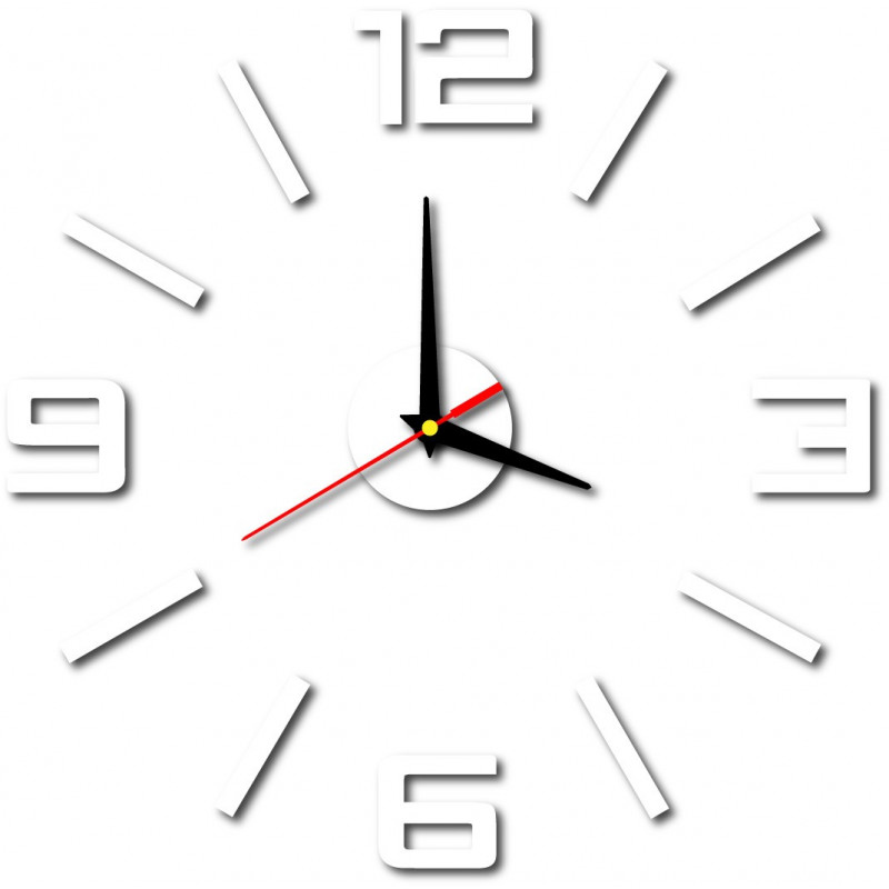 Ceas de perete modern din plastic. Producție proprie, X-momo