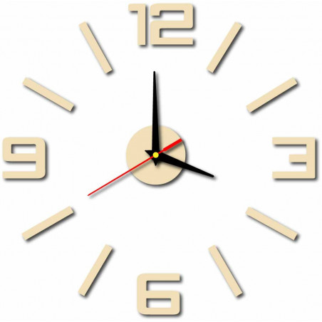 Ceas de perete modern din plastic. Producție proprie, X-momo Ceas de perete modern din plastic. Producție proprie, X-momo