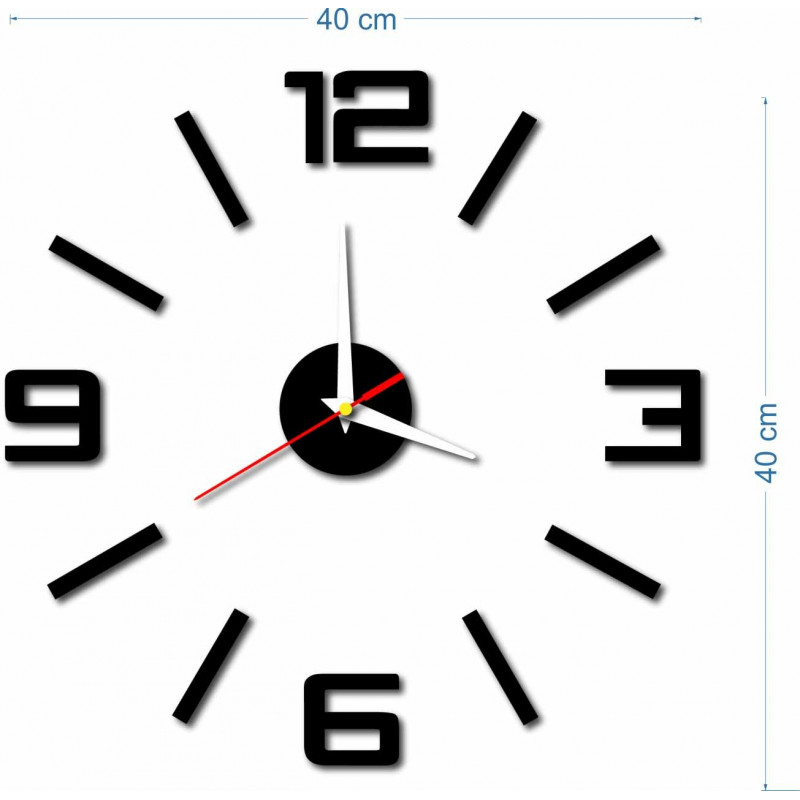 Dimensiunile ceasurilor de perete din plastic. Ceasuri la modă, ca imagine.
