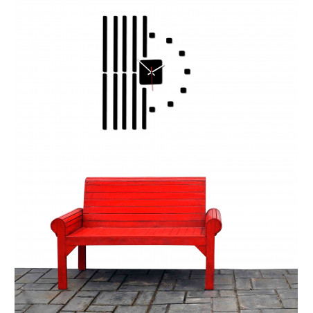 Ceas de perete modern din plastic. Producție proprie, X-momo Ceas de perete modern din plastic. Producție proprie, X-momo