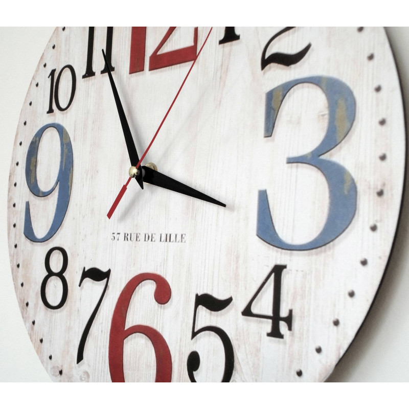 Ceas din lemn imagine ROSE . Fi 34 cm