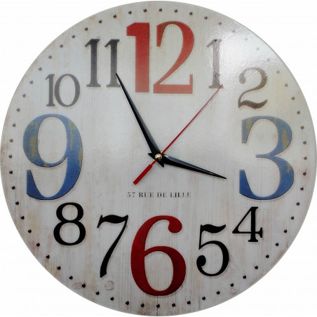 Ceas din lemn imagine ROSE . Fi 34 cm