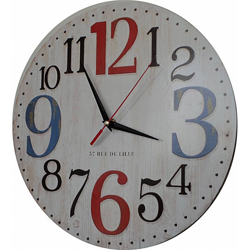 Ceas din lemn imagine ROSE . Fi 34 cm