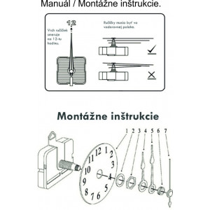 Ceas de perete modern, adeziv, cu cifre romane, oglindit. 2