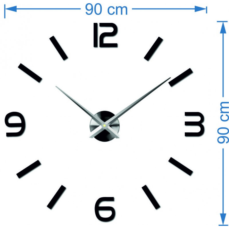 Dimensiunile ceasurilor de perete, designul ceasului de perete