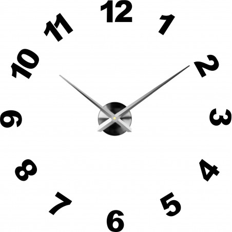 Ceas de perete adeziv, ceas de lux pe stent, ceas din plastic