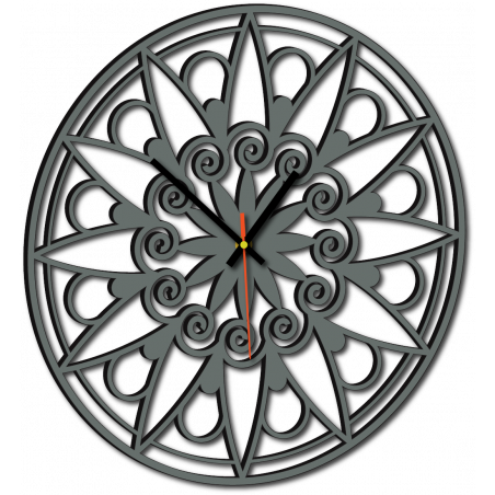 Ceas de perete modern, Ceas de perete ca cadou, Ceas 3D Mandala.