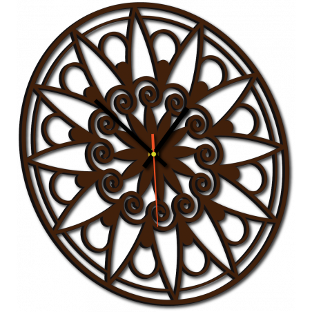 Ceas de perete modern, Ceas de perete ca cadou, Ceas 3D Mandala.