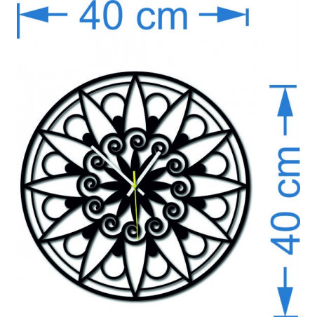 Ceas de perete vintage, Ceas de bucătărie vintage ca cadou, Ceas de perete 3D
