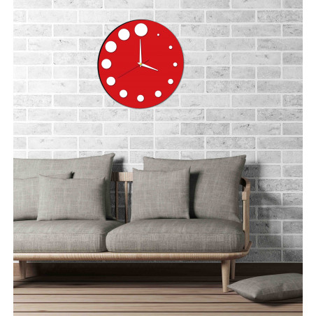 Ceas de perete modern realizat din plastic. Producție proprie, X-momo Ceas de perete modern realizat din plastic. Producție proprie, X-momo