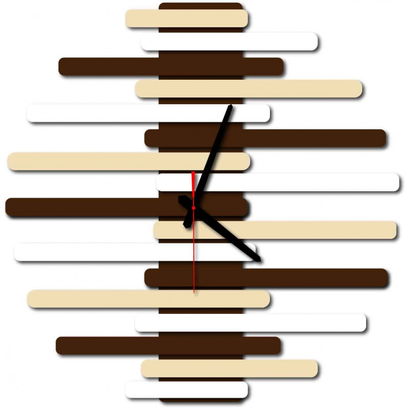 Ceas de perete modern realizat din plastic. Producție proprie, X-momo