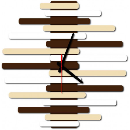 Ceas de perete modern realizat din plastic. Producție proprie, X-momo