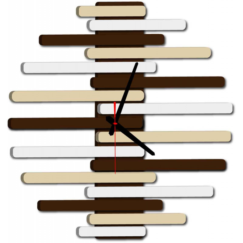 Ceas de perete modern realizat din plastic. Producție proprie, X-momo