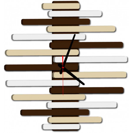 Ceas de perete modern realizat din plastic. Producție proprie, X-momo