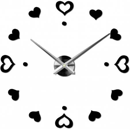 Ceas de perete adeziv, ceas de lux pe stent, ceas din plastic