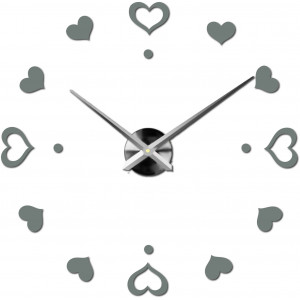 Ceas de perete adeziv, ceas de lux pe stent, ceas din plastic 2