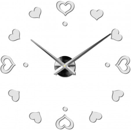 Ceas de perete adeziv, ceas de lux pe stent, ceas din plastic