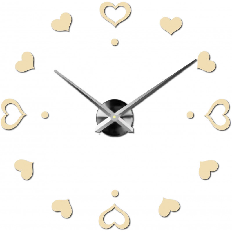 Ceas de perete adeziv, ceas de lux pe stent, ceas din plastic