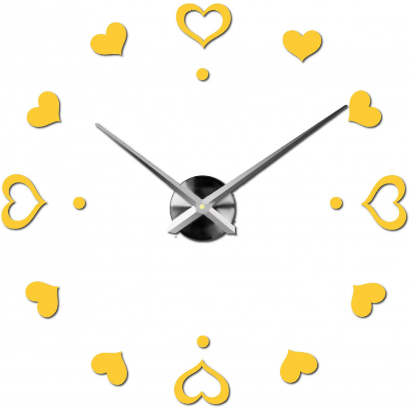 Ceas de perete adeziv, ceas de lux pe stent, ceas din plastic