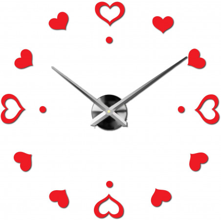 Ceas de perete adeziv, ceas de lux pe stent, ceas din plastic