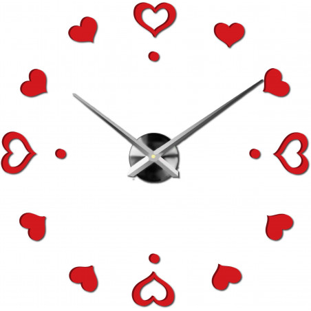 Ceas de perete adeziv, ceas de lux pe stent, ceas din plastic