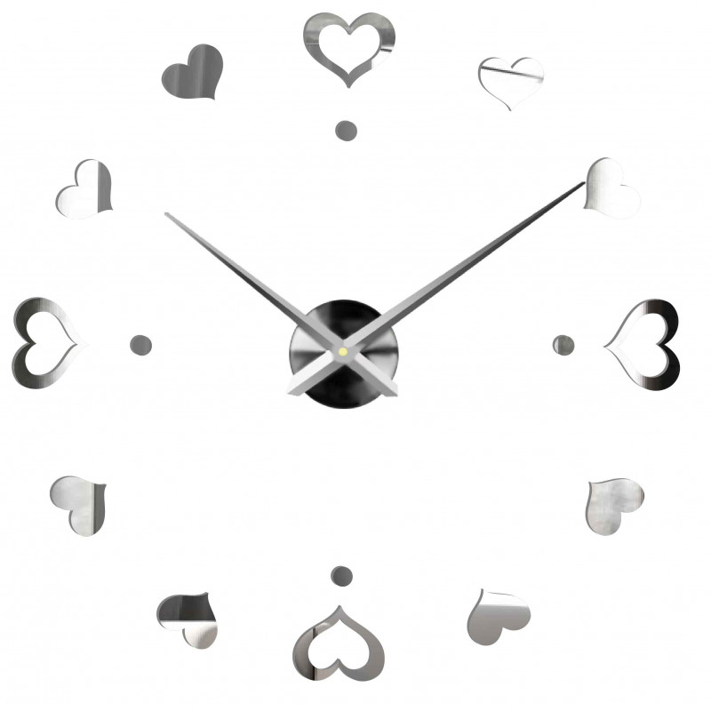 Ceas de perete adeziv, ceas de lux pe stent, ceas din plastic