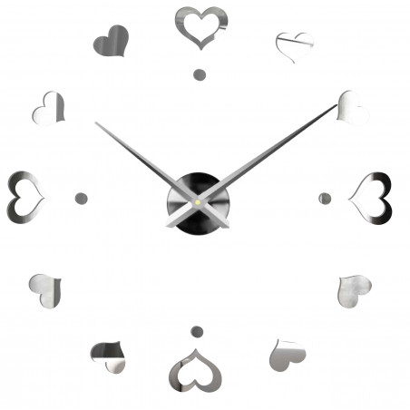 Ceas de perete adeziv, ceas de lux pe stent, ceas din plastic