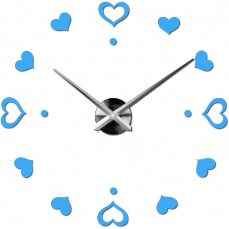 Ceas de perete adeziv, ceas de lux pe stent, ceas din plastic