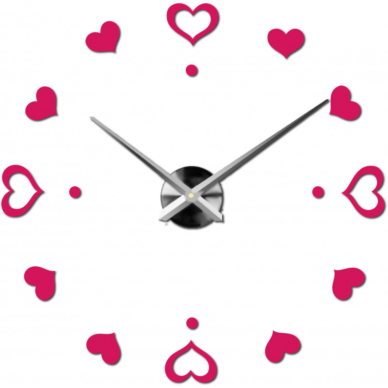 Ceas de perete adeziv, ceas de lux pe stent, ceas din plastic