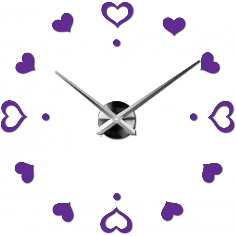 Ceas de perete adeziv, ceas de lux pe stent, ceas din plastic