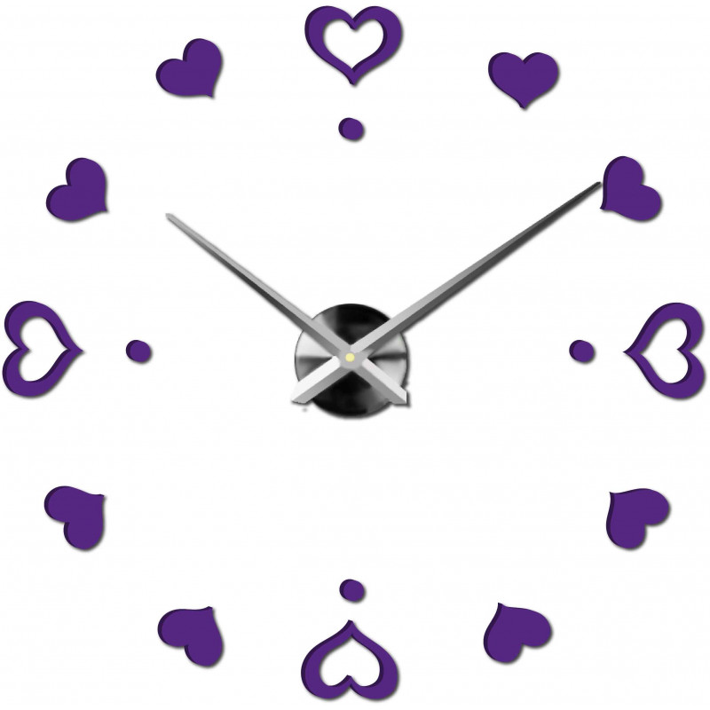 Ceas de perete adeziv, ceas de lux pe stent, ceas din plastic