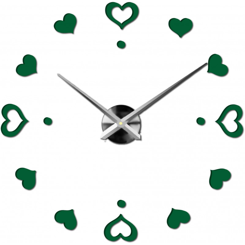 Ceas de perete adeziv, ceas de lux pe stent, ceas din plastic