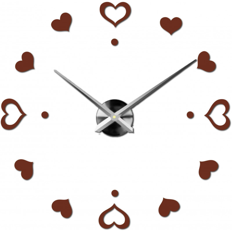 Ceas de perete adeziv, ceas de lux pe stent, ceas din plastic