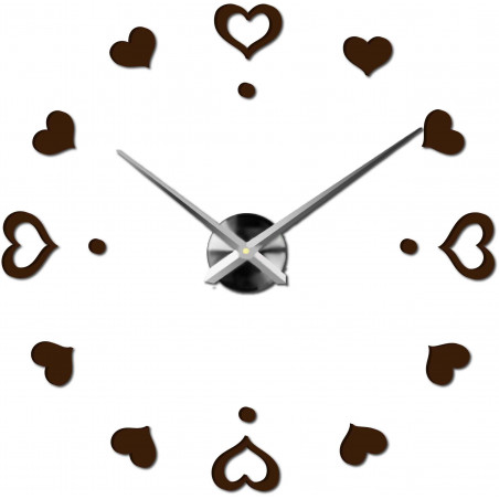 Ceas de perete adeziv, ceas de lux pe stent, ceas din plastic