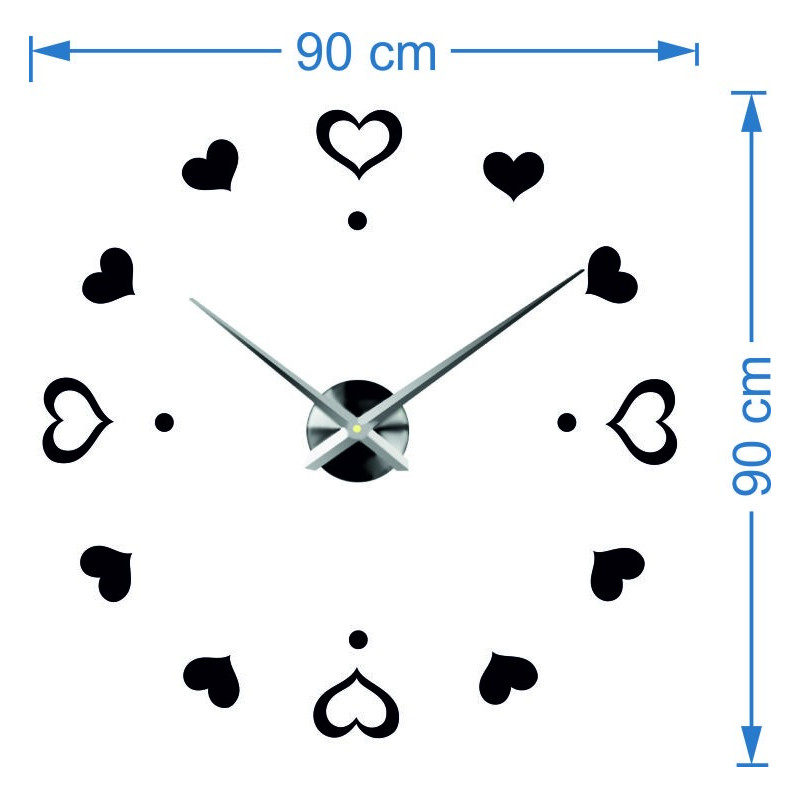 Dimensiunile ceasurilor de perete, designul ceasului de perete