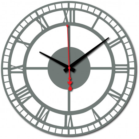 Ceas modern pe un perete realizat din material plastic. Productie proprie, X-Momo